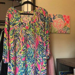 Lilly Pulitzer Rossmore Dress in Palm Reader